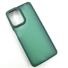 Motorola Moto G24 Матовий чохол Frame TPU+PC (зелений)