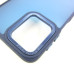 Motorola Moto G55 Матовий чохол Frame TPU+PC (синій)