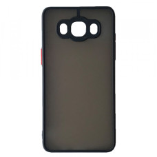 Samsung J5 2016 J510 Матовый чехол TPU+PC (черный)