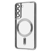 Samsung S22 Plus S906 Чохол магнітний Захист камери (срібло)