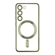 Samsung S23 S911 Чохол магнітний Захист камери (зелений)