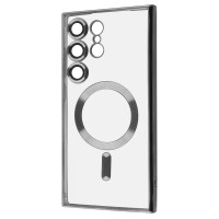 Samsung S24 Ultra S928 Чехол магнитный Защита камеры (серебро)