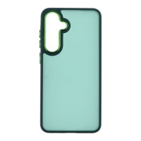 Samsung S24 FE S721 Чохол матовий Frame TPU+PC (зелений)