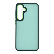 Samsung S24 FE S721 Чохол матовий Frame TPU+PC (зелений)