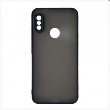 Xiaomi Redmi 6 pro Mi A2 lite Матовий чохол TPU+PC (чорний)