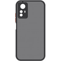 Xiaomi Redmi Note 12S Чехол бампер матовый Frame (черный)