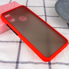 Xiaomi Redmi Note 7 Чохол матовий Frame Case TPU+PC (червоний)