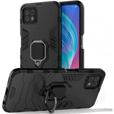 Oppo A72 5G Протиударний чохол кільце (чорний)