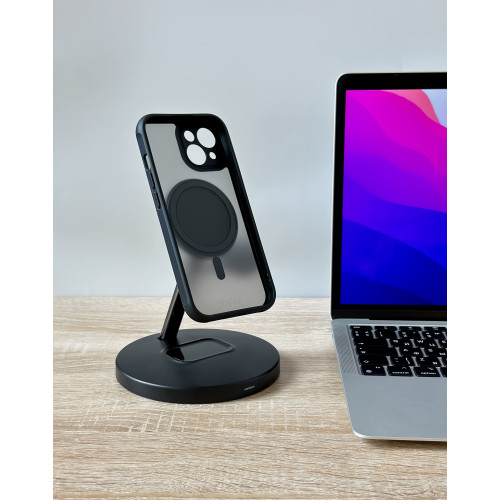 iPhone 13 Чехол матовый Защита камеры Магнит (TPU+PC)