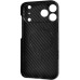 Iphone 17 Pro Max Ультратонкий чохол Карбон (чорний)
