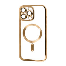 iPhone 16 Pro Чехол силиконовый Магсейф (золотой)