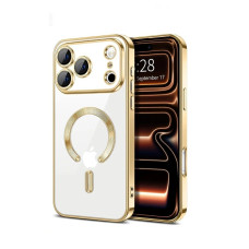 iPhone 17 Pro Чохол магнітний Захист камери (золотий)