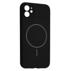 iPhone 12 12pro Чохол Silicone Case + MagSafe (black)