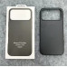Iphone 17 Pro Max Шкіряний чохол Магсейф (чорний)