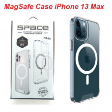 Iphone 13 Pro Max Прозрачный чехол Space MagSafe (TPU+PC)