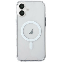 Iphone 16 Прозорий чохол Магніт Space (TPU+PC)