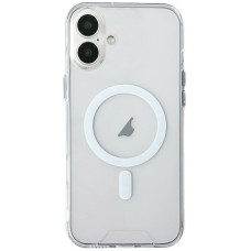 Iphone 16 Прозорий чохол Магніт Space (TPU+PC)