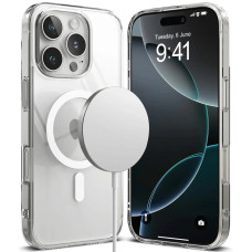 Iphone 16 Pro Max Прозорий чохол Магніт (TPU+PC)