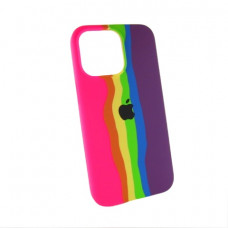 iPhone 13 Pro Чехол силиконовый Радуга Rainbow