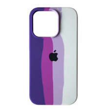 Iphone 14 Pro Max Чохол мікрофібра Веселка Rainbow