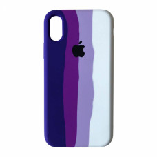 Iphone XR Чохол мікрофібра Веселка Rainbow
