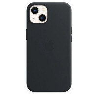 Iphone 13 mini Шкіряний чохол Магніт (чорний)