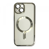 Iphone 15 Чохол магніт Natural Titanium (срібло)