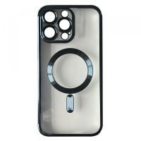 Iphone 15 Pro Max Чехол магнит Titanium Blue (синий)