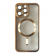 Iphone 13 Pro Max Чохол Захист камери магніт Chrome Gold (золото)