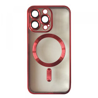 Iphone 15 Pro Max Чохол магніт Titanium Red (червоний)