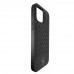 Iphone 15 Pro Max Шкіряний чохол Плетенка Polo (чорний)