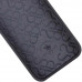 Iphone 15 Pro Max Шкіряний чохол Плетенка Polo (чорний)