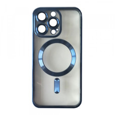 Iphone 15 Pro Чохол магніт Titanium Blue (синій)
