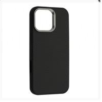 Iphone 15 Pro Протиударний чохол Kevlar carbon (чорний)