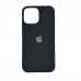 Iphone 13 Pro Max Чохол мікрофібра Silicone Case (чорний)