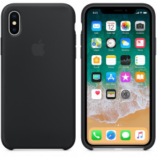 iPhone X XS 10 Чохол чорний Silicone Case (Black)