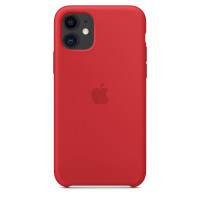 iPhone 11 чехол Silicone Case MWY1RFE/A (red)