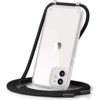 IPhone 11 Чохол силіконовий зі Шнурком (прозорий)