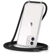IPhone 12 12Pro Чохол силіконовий зі Шнурком (прозорий)