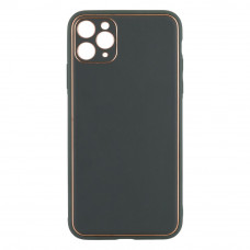 iPhone 11 Pro Max Шкіряний чохол Epik (зелений)