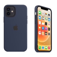 iPhone 12 12pro Чохол Silicone Case + MagSafe (deep navy)