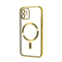 Iphone 12 Чохол Захист камери магніт Chrome Gold (золото)