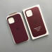 iPhone 12 12pro Чехол Silicone Case + MagSafe (plum)