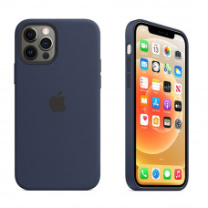 iPhone 12 Pro Max Чохол Silicone Case + MagSafe (deep navy)