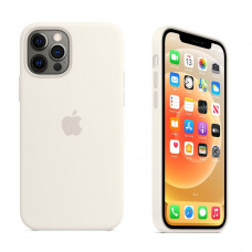 iPhone 12 Pro Max Чохол Silicone Case + MagSafe (white)