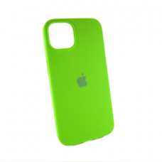iPhone 13 Чохол силіконовий Silicone Case (салатовий)