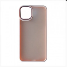 iPhone 13 Чохол матовий Frame TPU+PC (рожевий)