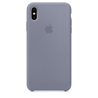 iPhone XS max Чехол Silicone Case MQE12FE/A (Lavander Gray)