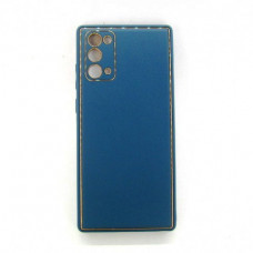 Samsung N980 Note 20 Чохол шкіра Захист камери (синій)