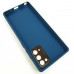 Samsung N980 Note 20 Чохол шкіра Захист камери (синій)